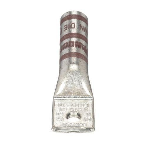Panduit LCB2-10-Q Compression Connector Lug, 1-Hole, #2AWG, Copper