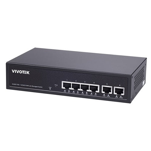 VIVOTEK AW-GEL-065A-060 4xGE PoE + 2xGE UTP Lite Managed Switch