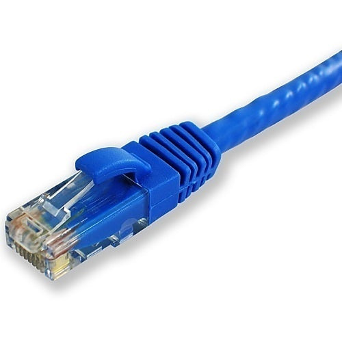 Lynn Electronics ECAT5-4PR-75BLB CAT5(e) UTP Stranded with Molded Boots Patch Cable, 75\', Blue