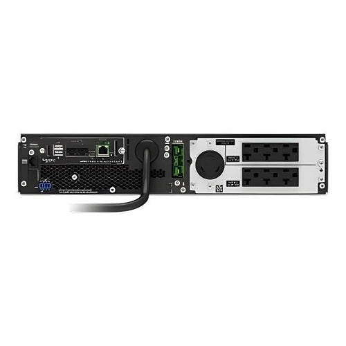 APC SRT2200RMXLA-NCUS Smart-UPS On-Line 2200VA Rackmount, 2U RS, 6x 5-20R+1x L5-20R NEMA Outlets, Network Card, Extended runtime with Rail Kit