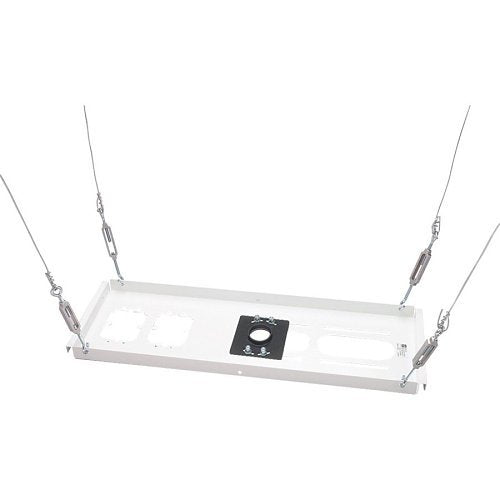 Chief CMA443 Above Tile Suspended Ceiling Kit and 3" Fixed Pipe, White