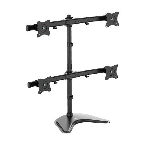 Tripp Lite DDR1327MQ Quad-Display Desktop Monitor Stand for 13\\" to 27\\" Flat-Screen Displays