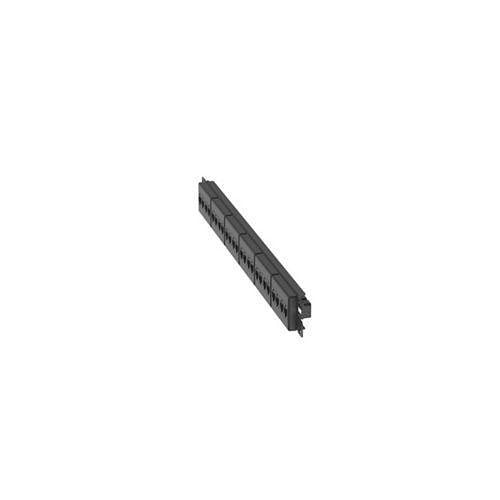 Panduit CP24688BL Patch Panels, Coupler Patch Panel Cat 6 Flat, 24 Port, Black