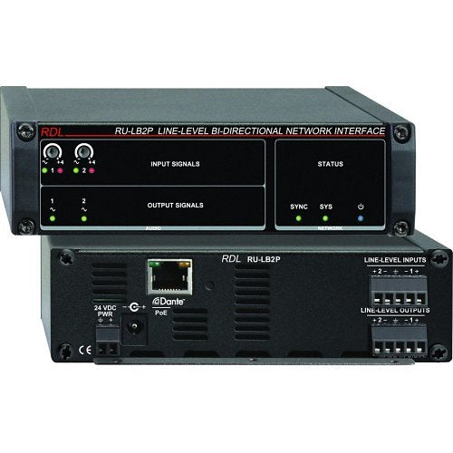 RDL RU-LB2P Line Level Bi-Directional Network Interface