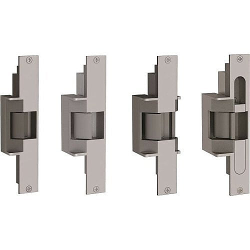HES 310-4-1 12D 630 Folger Adam 12V DC Electric Strike, Double, PK Keeper, 4-3/8\\" CTC, Satin Stainless Steel