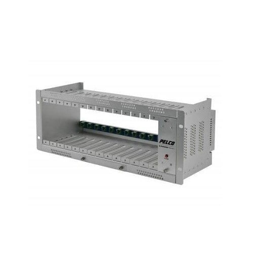 Pelco USRACK Fiber Rack Mounts Chassis for Fiber Optic Modules with Internal Power Supply