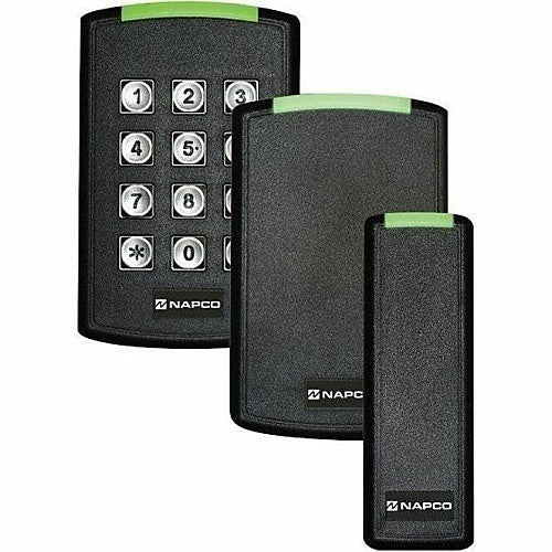 Napco NAE-ET25 Single Gang Reader with Keypad NFC, Proximity, Bluetooth, HF/13.5 MHz Mifare