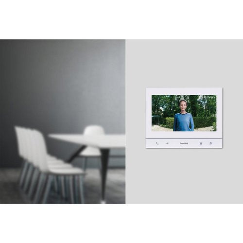 DoorBird 429614042 A1103 IP Video Indoor Station, 7\\" True IPS Touch Display, Polar White