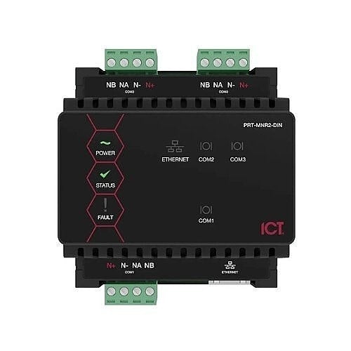 ICT PRT-MNR2-DIN Protege DIN Rail Module Network Repeater