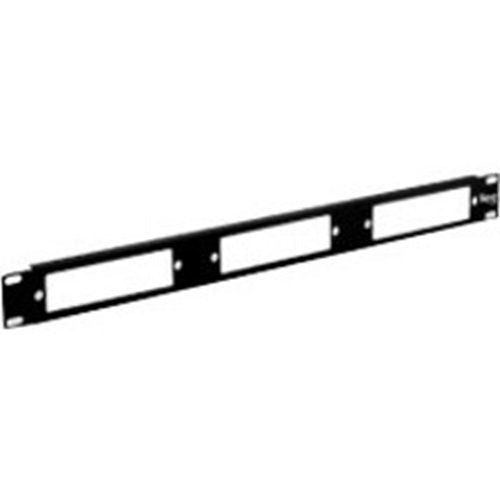 ICC Fiber Optic Blank Patch Panel 3-Panel, Rack Mount 1 RMS Image of H2-FORPP1RM