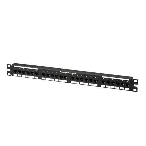 Panduit DP24688TGY Patch Panel, CAT 6 Flat, 24 Port, Grey