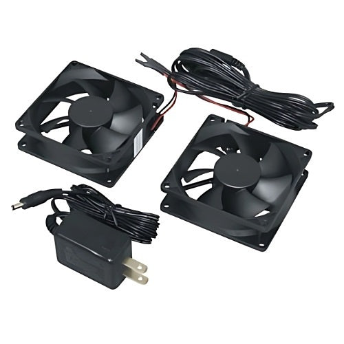 Middle Atlantic MFR-FANKIT-2 DC Fan Kit for MFR Rack, 50 CFM, 3\\" DC Fans