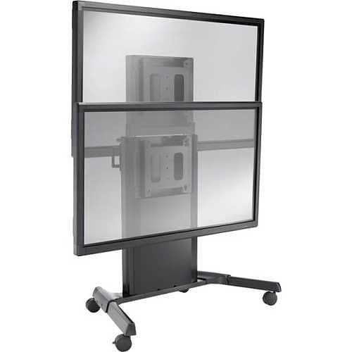 Chief XPD1U X-Large Electric Height Adjustable Mobile AV Cart for Flat Panel Displays, Black
