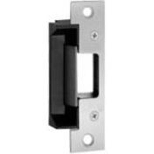 HES 502 Radius Corners and Flat Faceplate, 15/16\\" 1 7/16\\", for 5000/5200 Series Electric Strikes, Satin Stainless Steel