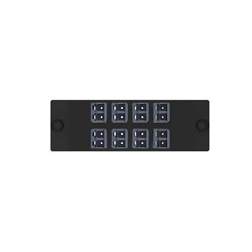 Panduit FAP8WFDBDLCZ 8 Position Keyed Duplex LC Connector,  Dark Blue, Blue