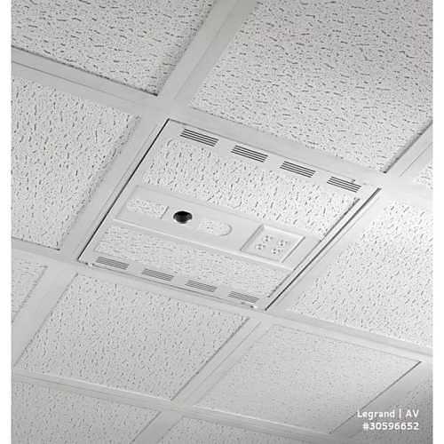 Chief CMS492 Suspended Ceiling Storage Box, White, 2x2\'