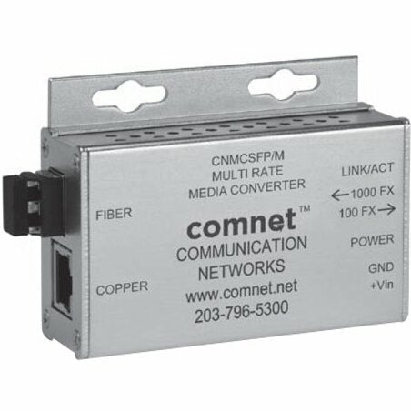 ComNet Mini 10/100/1000 Mbps Ethernet Media Converter With 100 Fx And 1000 Fx Support Image of C4-CNMCSFPM