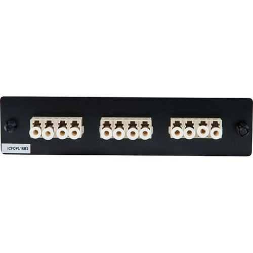 ICC ICFOPL16B5 Adapter Panel, Quad Lc, 12f, Beige, Mm