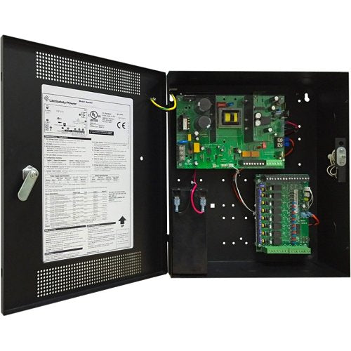 Lifesafety Power FPV6-R8E1 Vantage DC Power System, 6 Amps @ 12 or 24VDC FAI / Network Ready, UL/CUL, CE Eight (8) Lock Control Relay Outputs Image of J7-FPV6R8E1