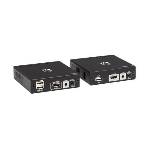 Eaton Tripp Lite B013-HU-4K HDMI HDBaseT KVM Console Extender over CAT6, USB Ports, IR, 4K 30 Hz, 130', 1080p, 230'