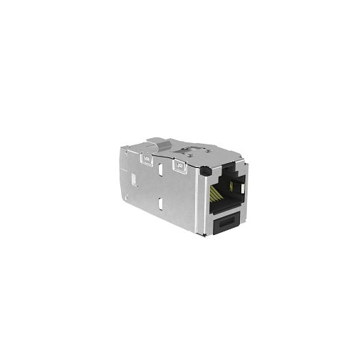 Panduit CJS6X88TGY-24 Mini-Com Shielded RJ45 CAT6A TG Jack Module, Black