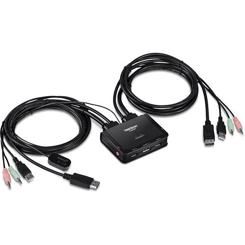 TRENDnet TK-220DPI 2-Port 4K DisplayPort KVM Switch