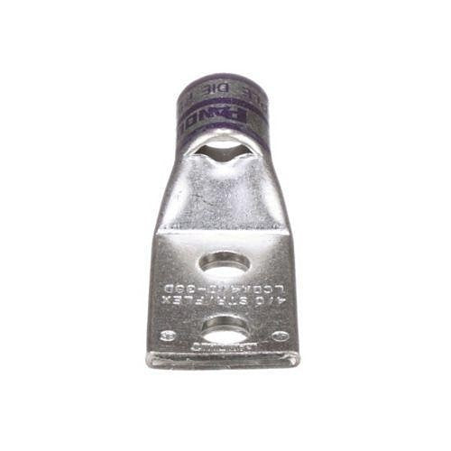 Panduit LCDX4/0-38D-X Compression Connector Lug, 2-Hole, Flex, 4/0AWG, Copper