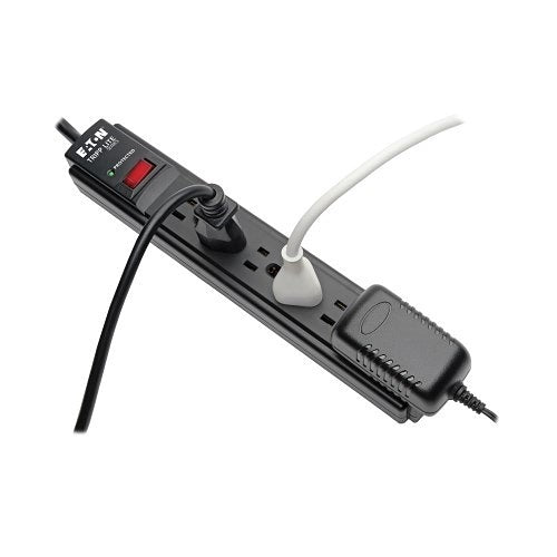 Tripp Lite TLP615B Protect It! 6-Outlet Surge Protector, 15\' Cord, 790 Joules, Black Housing