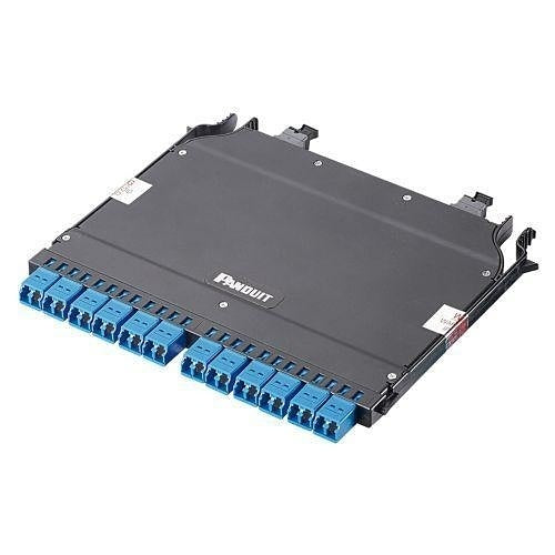 Panduit FHCZA-24-10BN HD Flex Cassette, OM4, 12-Port Duplex LC