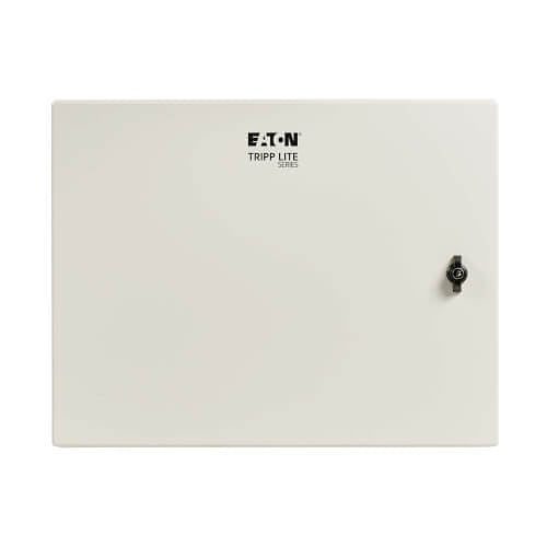 Tripp Lite SRN4G9USDP SmartRack Industrial Enclosure with Lock, Wall Mount, Hinged Back, 32\\" Depth, 9U, NEMA 4, Metal, Gray