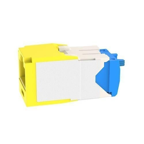 Panduit CJ6X88TGYL Mini-Com Module Cat 6A UTP Keystone Jack, 8 Pos 8 Wire