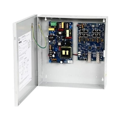 Altronix NETWAYSP8X2 8-Port Hardened Indoor PoE+ Switch with Integral Power