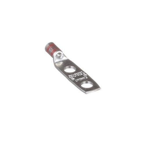 Panduit LCDX8-14BNS-L Compression Connector Lug, 2-Hole, Flex, #8AWG, Copper