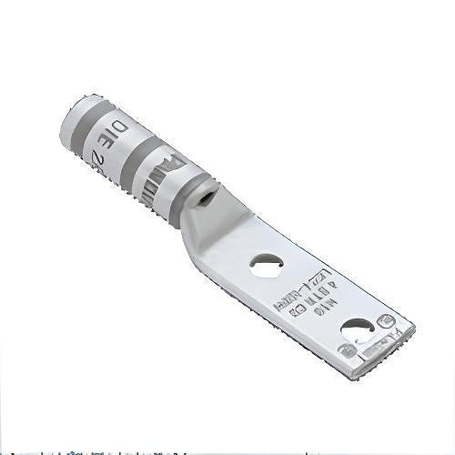 Panduit LCCX1/0-14A-X Copper Compression Connector Lug, 2-Hole, 1/0AWG