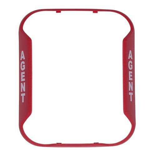 System Sensor BZR-AG "Agent" Red Bezel for Wall-Mount Horn Strobe, Works with CHRL, CHSRL, HRL, P2RL, SRL Models