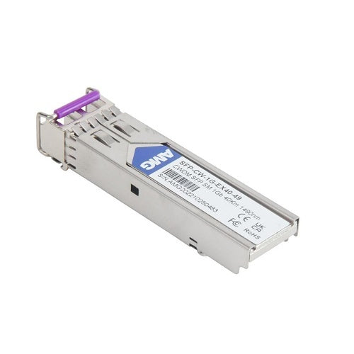 AMG Systems SFP-CW-1G-EX40-49 2-Fiber SFP Singlemode CWDM, LC Connectors, 1490nm, 1GB