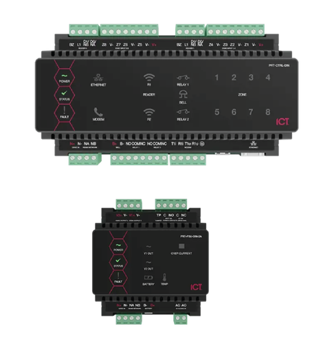 ICT PRT-WX-KIT-X2A ProtegeWX 2-Door Access Control Kit with 2A Power Supply and 8 Inputs, No Enclosure