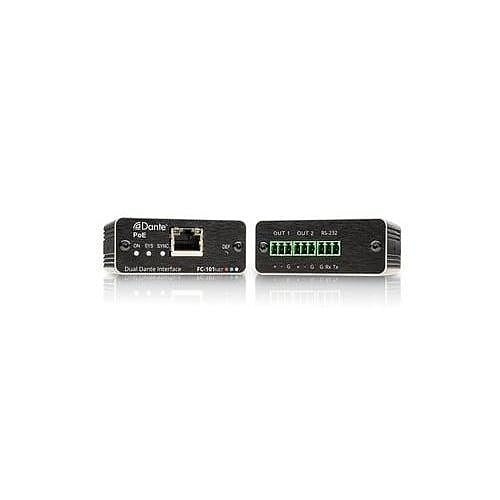 Kramer FC-101Net 2-Channel Dante Decoder and PoE Acceptor