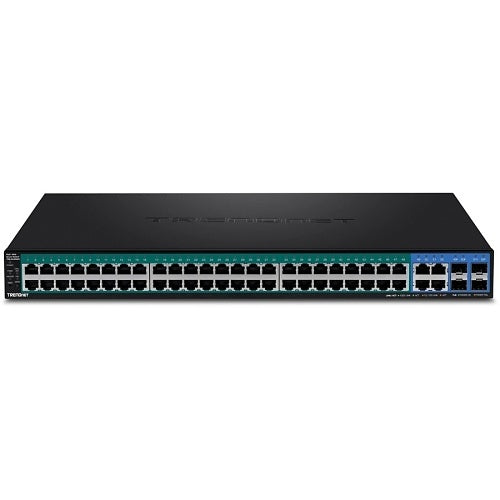 TRENDnet TPE-5240WS 52-Port Gigabit Web Smart PoE+ Switch, 104Gbps