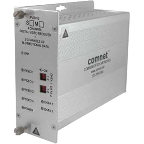 ComNet FVT412M1 4-Channel Digitally Encoder Video Multiplexer with 2 Bi-Directional Remote Control