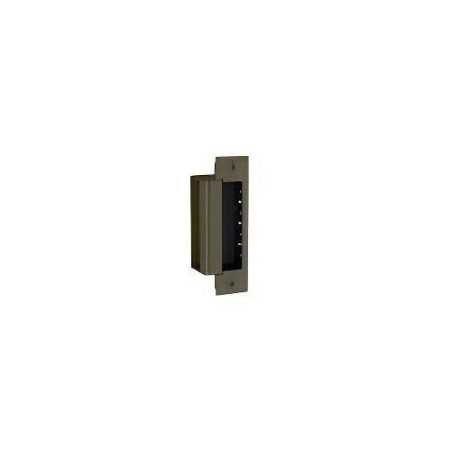 HES 1600-CS-613E-LM 1600 Series Complete Electric Strike with 1LB and 1DB Faceplate Kits, Lock Monitor, Dark Oxidized Satin Bronze Powder