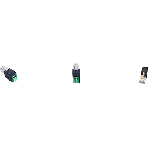 NVT Phybridge NV-RJ11A-2P RJ11 to Position Screw Terminal Adapter, for Outbound 1-Pair Cable Connection, 4-Pack