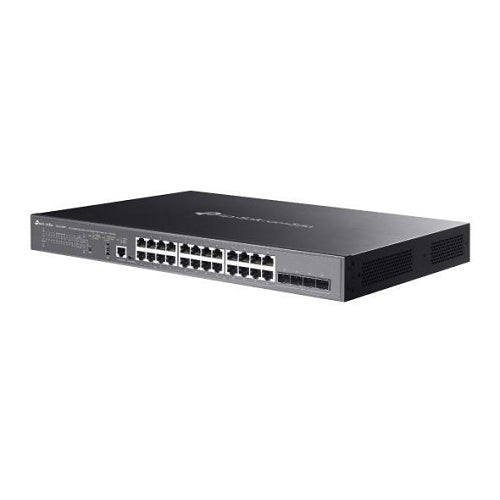 TP-Link SG5428XMPP Omada 24-Port Gigabit Stackable Lite L3 Managed PoE++ Switch with 4 10G Slots