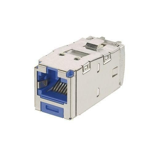 Panduit CJSK6X88TGBU Keystone Jack, Mini-Communication Keyed Module CAT6A
