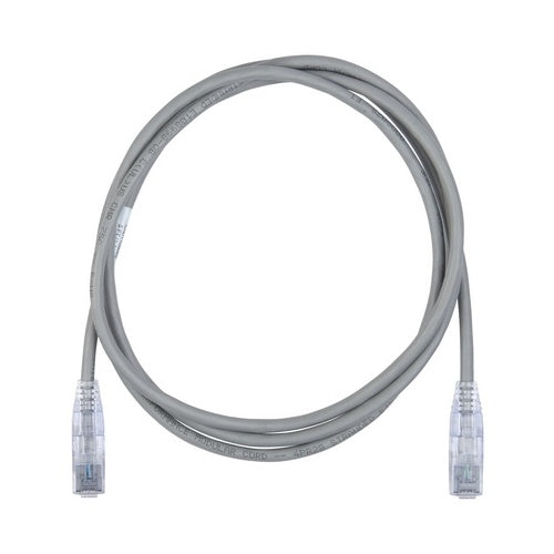 Belden CAD1108004 CAT6A 28AWG CMR Patch Cable, 4\', Gray