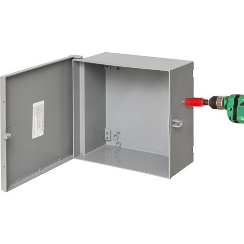 Arlington EB12126 Heavy-Duty Non-Metallic Enclosure Box, 12 12 6\\", NEMA3R. Gray