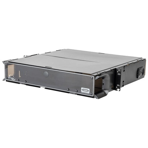 Hubbell FCR2U6SPX FCR-X Series Fiber Rack Mount Enclosure, 2U, 6 LGX Panels, Unloaded