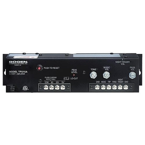 Bogen TPU600-G2 TPU Series Telephone Paging Amplifier, 600W