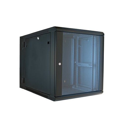 VMP ERWEN-12E750 Hinged Wall Equipment Rack Enclosure, 24" Usable Depth, 12U RMS