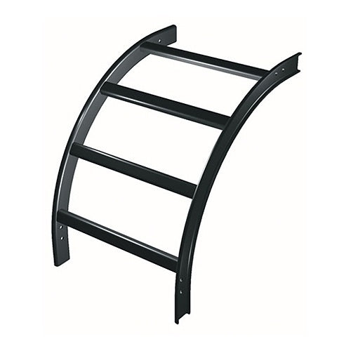 Middle Atlantic CLB-VI90 CL Series 90° Vertical Inside Ladder Bend, 12\\" Wide, Black